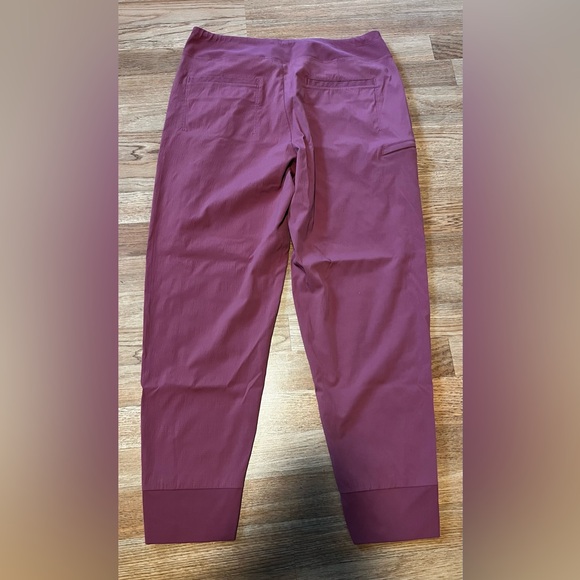 Athleta women’s Maroon Joggers size 12 - Picture 2 of 9